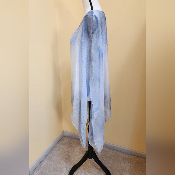 Beautiful India Boutique 'watercolor' flowy tunic top ~ One Size - Picture 2 of 8